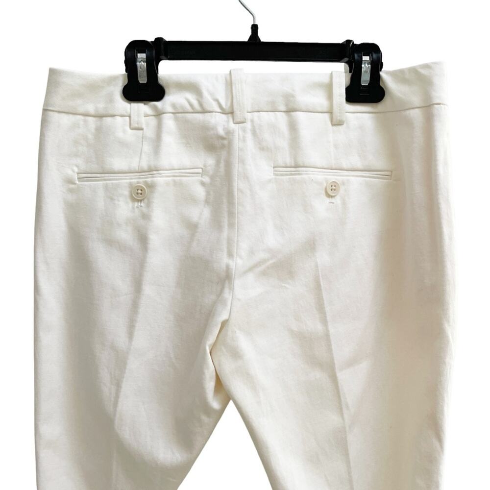 ZADIG & VOLTAIRE Prune Frange White Straight Leg Fringe Pants Small 36 - Picture 6 of 10